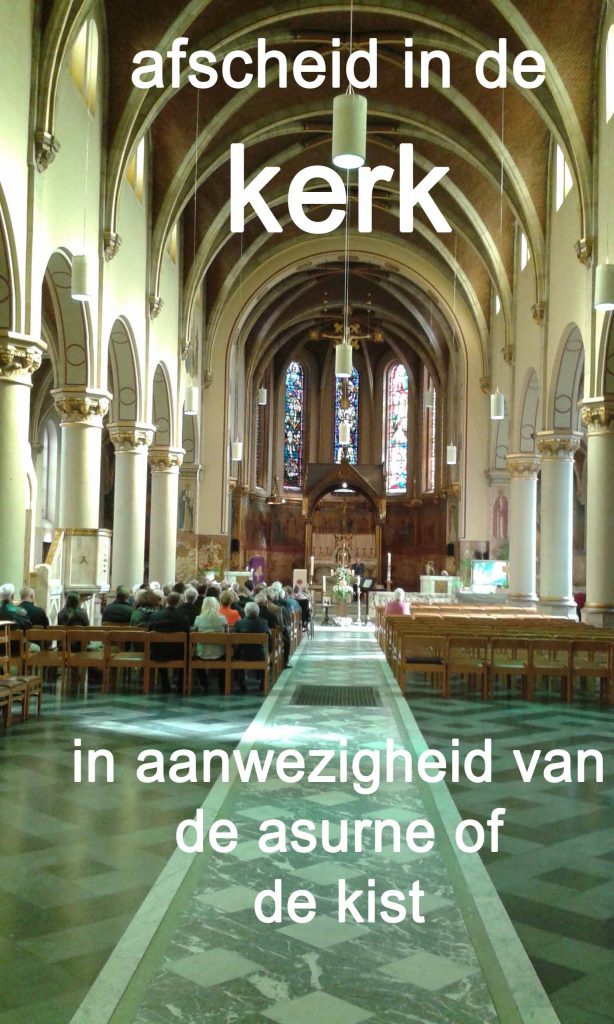 afscheid in de kerk