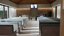 vernieuwde zaal aster crematorium Pontes